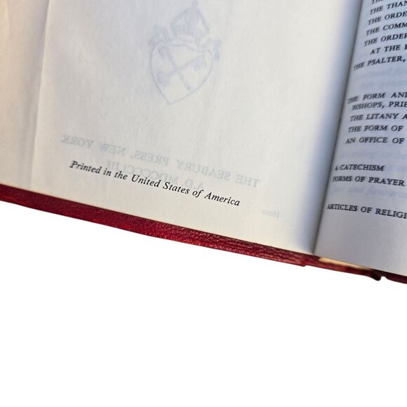 1953 Book Of Common Prayer and Hymnal Red Edition By John Wallace Suter - Picture 11 of 16